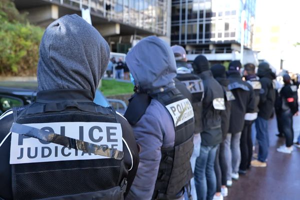 Les policiers expriment leur opposition à la réforme de la police judiciaire à Rouen