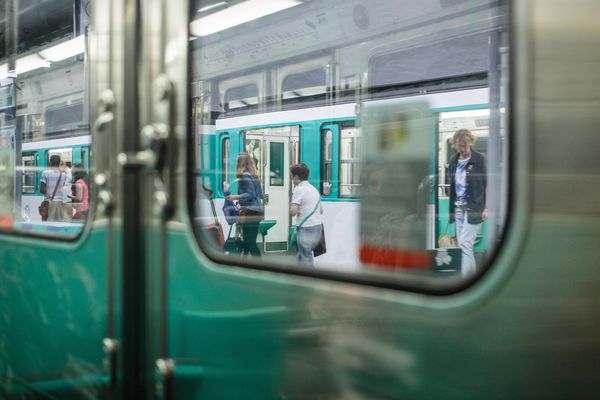 Le métro parisien.