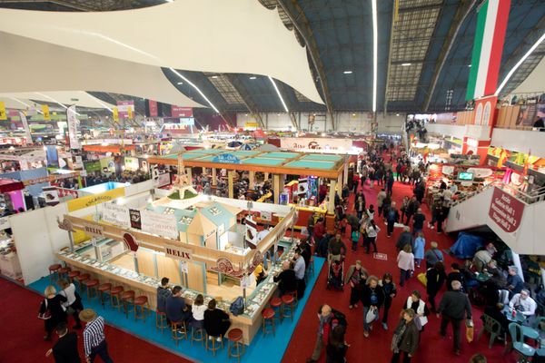 La foire gastronomique de Dijon, en 2018.