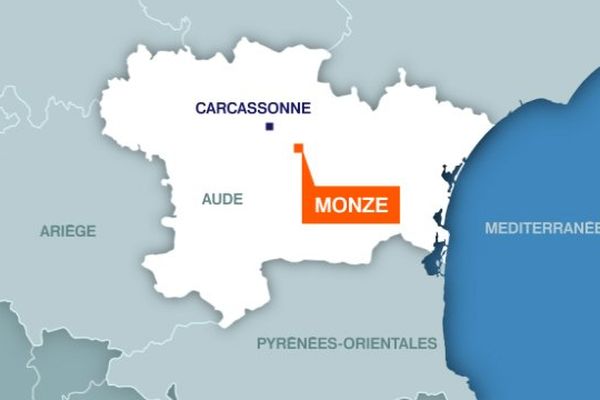 Carte de Monze (Aude)