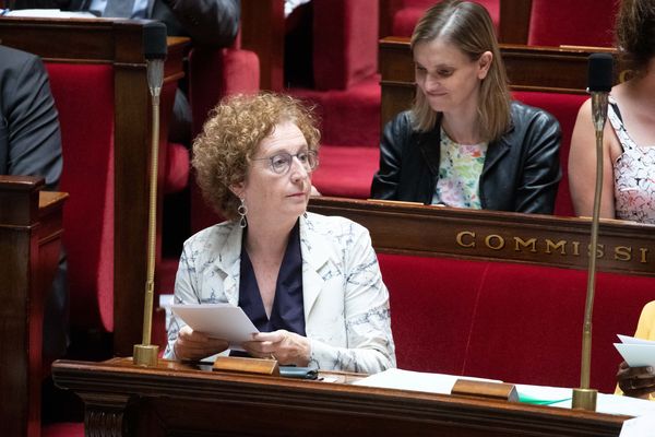 Muriel Pénicaud lors d'une séance de questions au gouvernement le 23 juillet 2019.