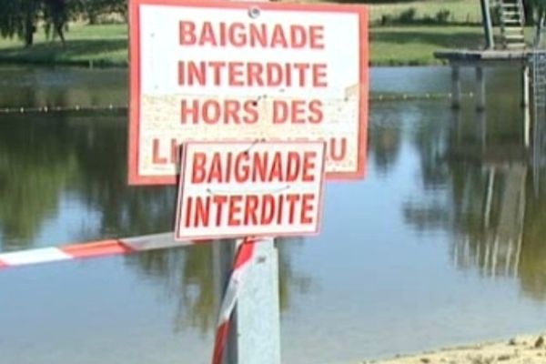 13 plans d'eau interdits à la baignade en Limousin