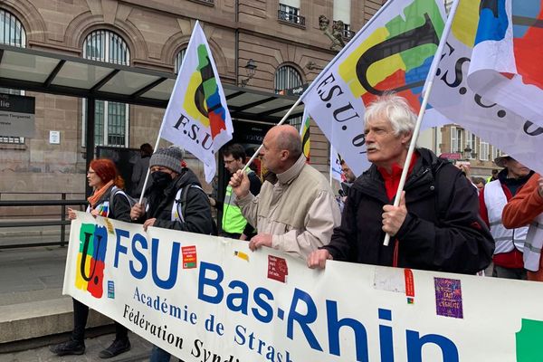 Manif contre la réforme des retraites, 6 avril 2023 à Strasbourg