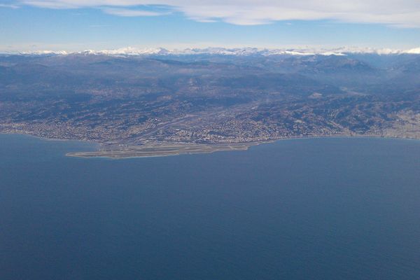 Les Alpes-Maritimes vues du ciel