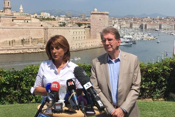 Martine Vassal et Guy Teissier (LR)