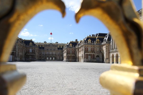 Le château de Versailles.