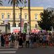 Ce samedi matin, une centaine de personnes s'est rassemblée à l'appel des partis de gauche devant la préfecture d'Ajaccio.