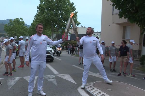 La flamme olympique est arrivée à Corte.