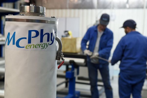 La société McPhy Energy à La Motte-Fanjas, dans la Drôme