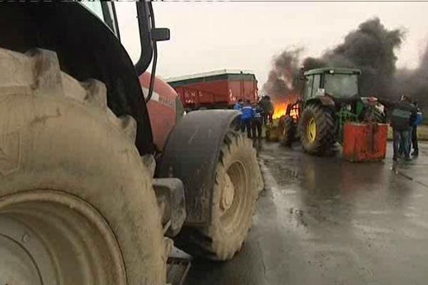 La semaine dernière, ce sont les agriculteurs du Nord qui avaient manifesté