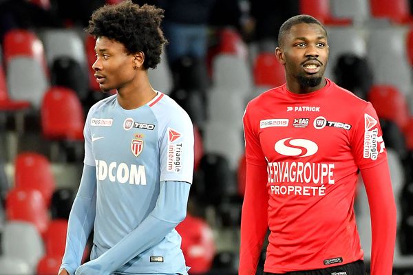 A droite, Marcus Thuram et son frère de Khéphren Thuram-Ulien en janvier dernier.