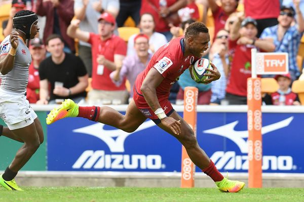 Nabuli lors d'un match à Brisbane en Australie le 15 avril 2017.