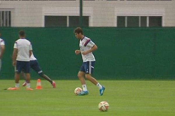 A l'entraînement ce mercredi 10/09/2014