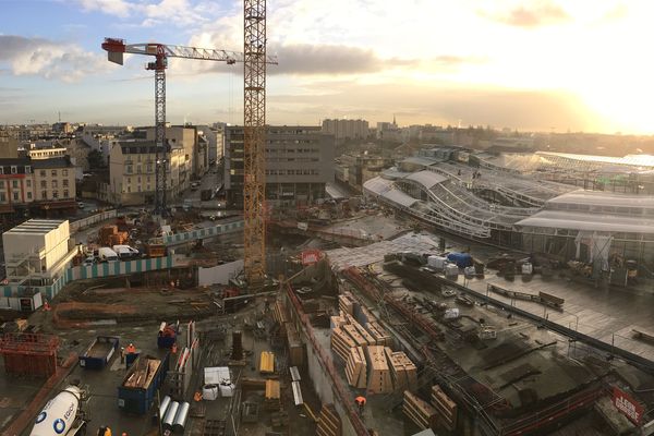 La gare de Rennes subit de gros travaux