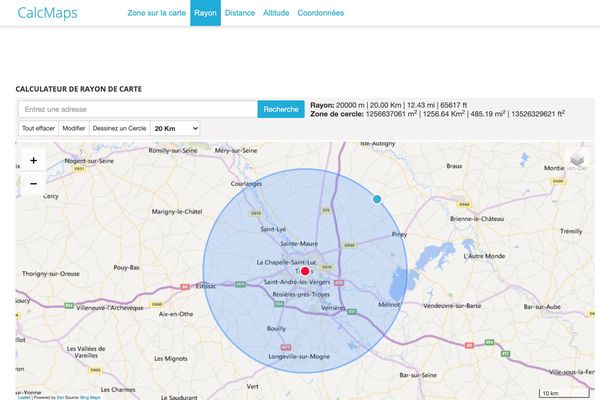 Confinement Une Carte Interactive Pour Visualiser La Zone De Km Autour De Chez Vous Et Savoir Ou Circuler