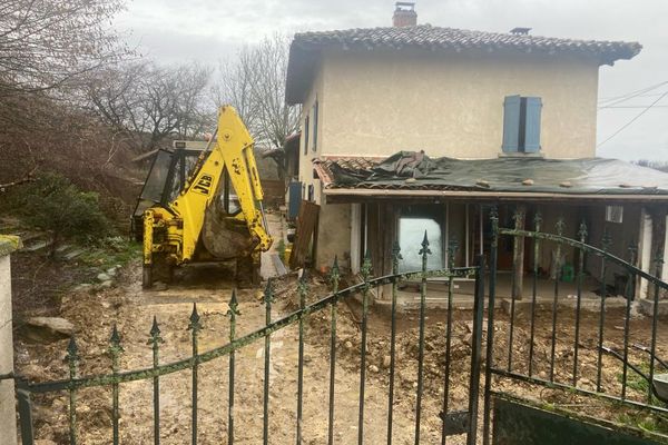 Le maison dans lequel le drame s'est joué.