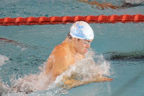 Thomas Rabeisen lors des championnats de France de Natation à Rennes