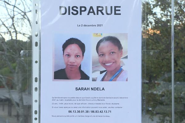 Sarah Ndela n'a plus donné signe de vie depuis jeudi 2 décembre.