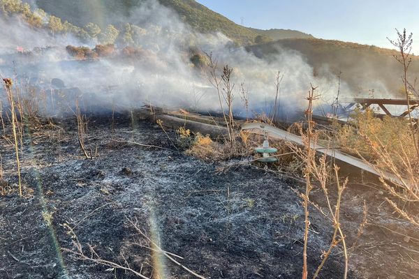 Des moyens ont été déployés sur place pour maîtriser cet incendie. IMAGES D'ARCHIVES.