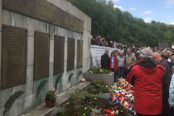 La commémoration des pendus de Tulle, en présence du public le 10 juin 2019.