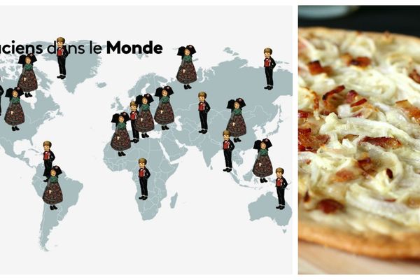 Les Alsaciens dans le monde.