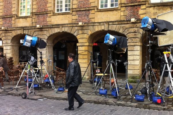 Tournage film Stephen Frears (Cycling Project - Lance Armstrong)