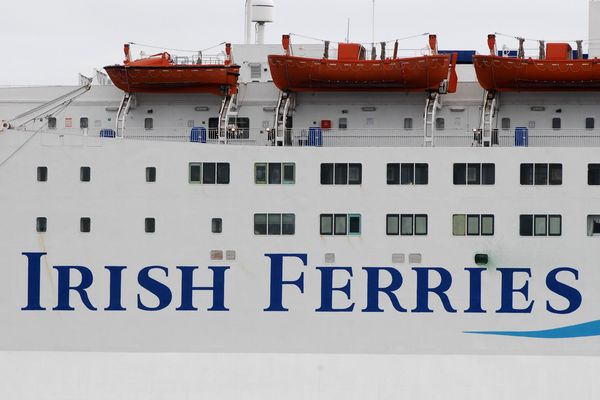 Le ferry est parti de Cherbourg pour rejoindre Rosslare, samedi.