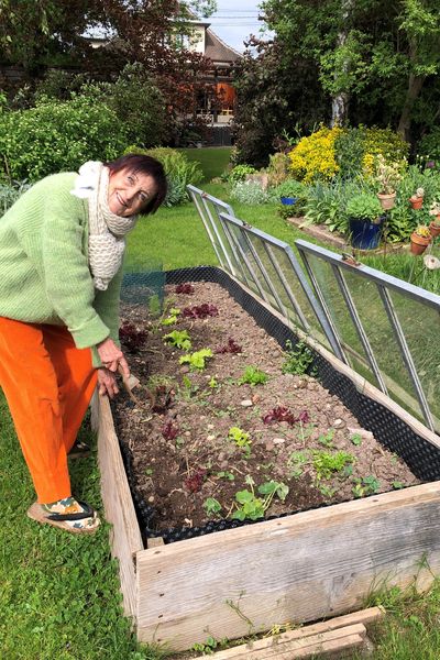 Michelle Schneider, la propriétaire des Jardins de l'Escalier à Brumath (67)