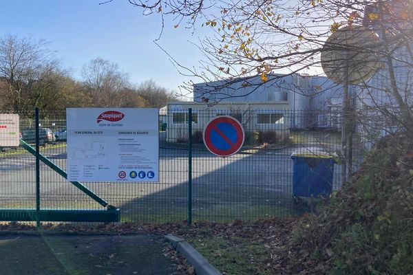 Le site de l'usine Saupiquet à Quimper (29)