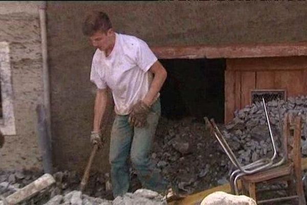 Une quinzaine de maisons prises par la coulée de boue