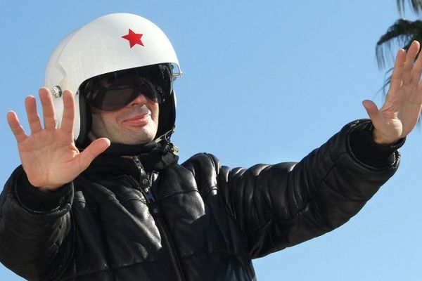 " Cascadeur" pose à l'occasion du MIDEM de Cannes le 23 janvier 2011.