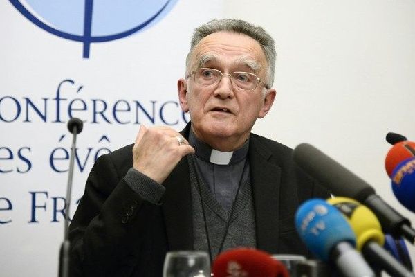 L'archevêque de Marseille et président de la Conférence des évêques de France Mgr Georges Pontier - 12/04/2016