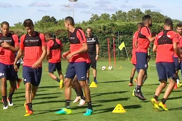 Montpellier - le MHSC à l'entraînement - août 2016.