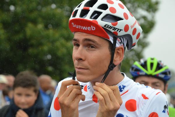 Warren Barguil, maillot à pois du Tour de France 2017