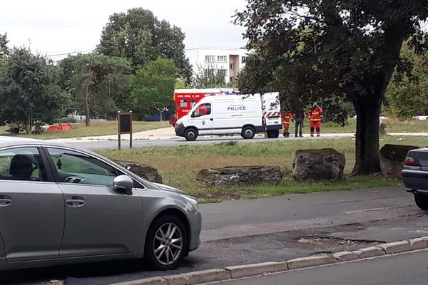 Une opération de déminage à Saint-Denis, le 29 août 2018.