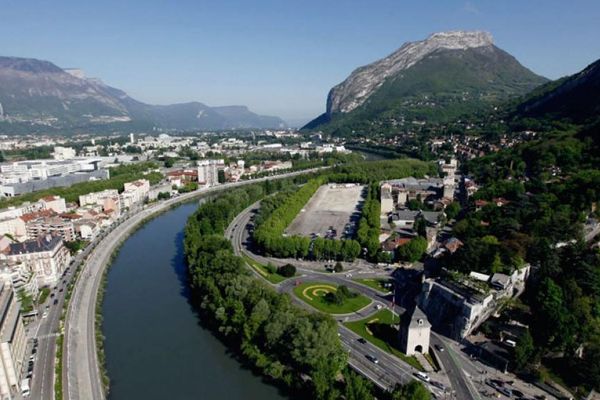 L'Esplanade de Grenoble aujourd'hui.