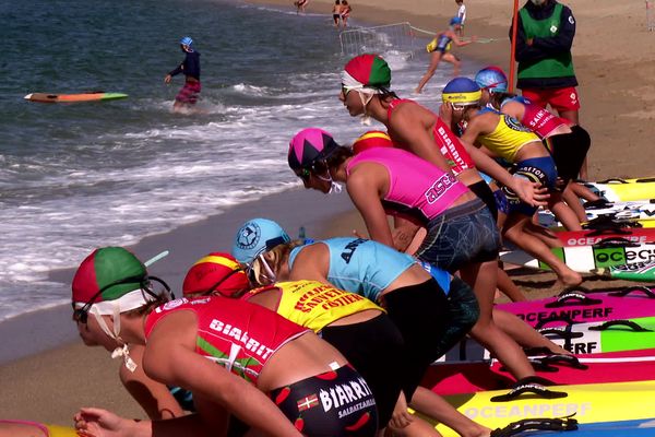 Les championnats de France minimes-cadets de sauvetage sportif, le 27 août 2023 à La Turballe