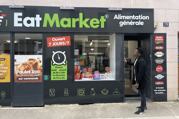 Mourad Saïd s'est lancé dans la rénovation d'un local à Plombières-lès-Dijon (Côte-d'Or) en septembre dernier, dans le but d'ouvrir une supérette.