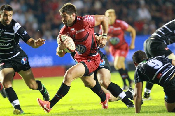 Brive face à Toulon lors de la saison 2013/2014.