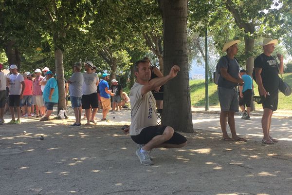 Point de Maissonnier lors du 5ème tour de la Marseillaise à pétanque