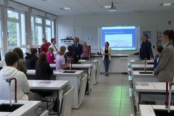 Classe "Option Santé" du Lycée en forêt de Montargis (Loiret)