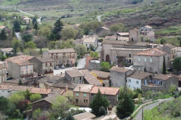 Vue générale d'Octon (Hérault)