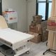 L'ancien cabinet du docteur Aber est aujourd'hui rempli de cartons.