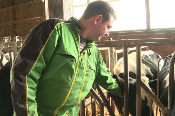 Etienne Morin, producteur de lait pour Lactalis depuis 3 générations.