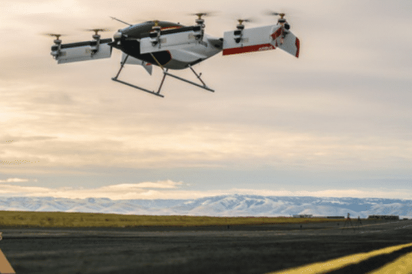 Illustration. Le premier vol de Vahana, prototype de "taxi volant" d'Airbus