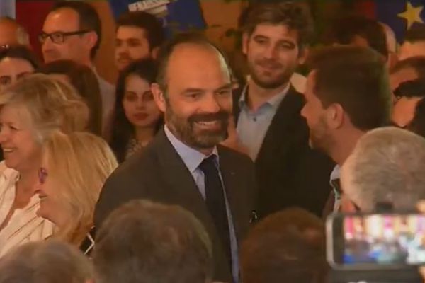 Edouard Philippe à Libourne, venu soutenir la liste LREM aux Européennes