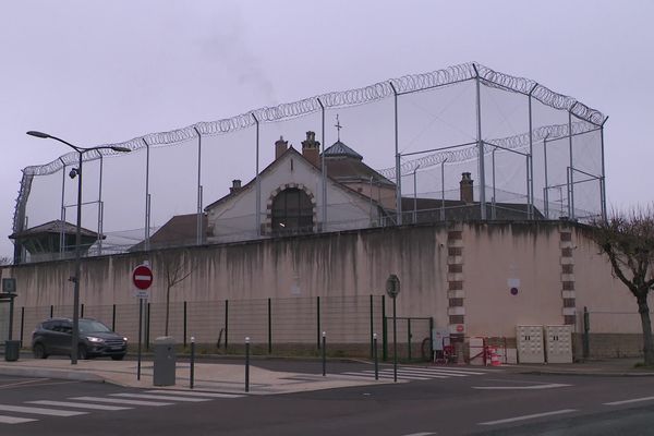 La maison d'arrêt d'Auxerre (archives janvier 2022)