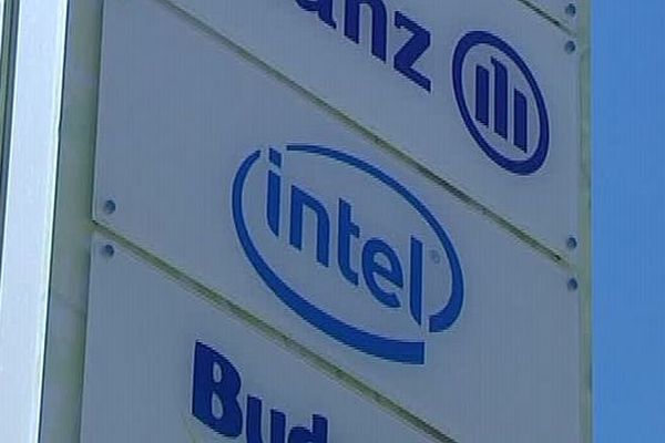 Montpellier - le site de l'entreprise américaine Intel - avril 2016.