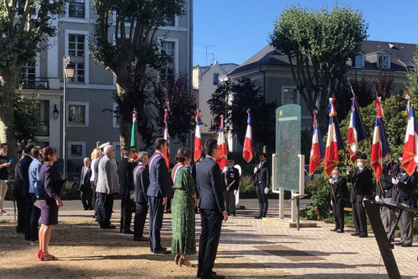 À Tours (Indre-et-Loire), commémoration Esplanade des Justes dimanche 19 juillet