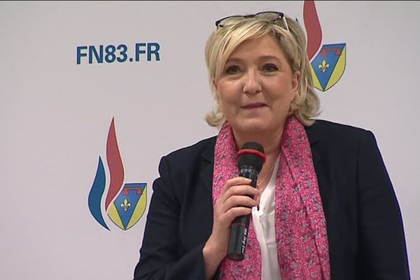 Marine Le Pen au Luc